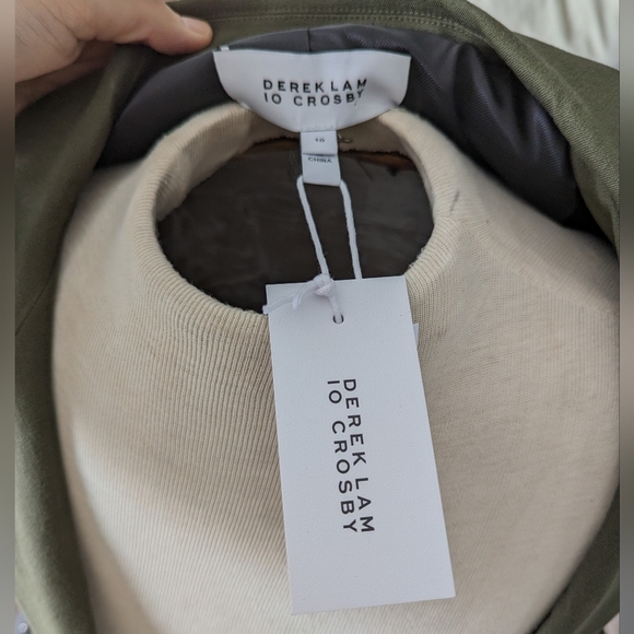 Derek Lam 10 Crosby Olive Walter Double Breasted Suit Jacket - Picture 9 of 16